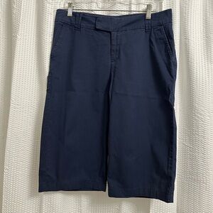 Mountain Lake Navy Blue Capri